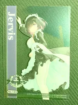 2025 Bushiroad Azur Lane - Clear Card Collection Vol. 5 Jervis No.123 - Image 2