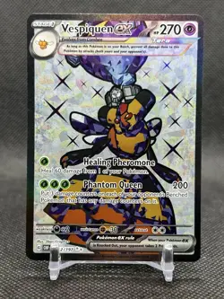 Pokemon Card - Vespiquen ex Full Art Obsidian Flames 212/197 Ultra Rare - Image 1