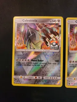 2x POKEMON CELESTEELA 100/168 REVERSE HOLO RARE POKEMON LEAGUE PROMO CARD NM - Image 2