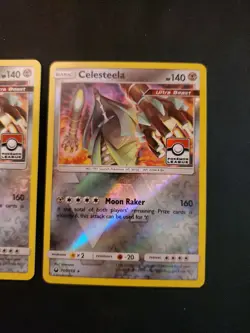 2x POKEMON CELESTEELA 100/168 REVERSE HOLO RARE POKEMON LEAGUE PROMO CARD NM - Image 3