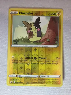 Morpeko 78/202 Reverse Holo Pokemon Card - Image 1