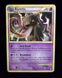 Pokemon TCG - BANETTE #14 - RARE - HEARTGOLD & SOULSILVER: TRIUMPHANT 2010 - LP - Image 1