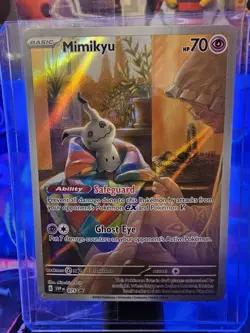 Pokemon Mimikyu 075 Sv: Scarlet & Violet Black Star Promo Holo SEALED - Image 3