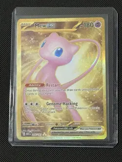Pokemon Mew EX 205/165 Ultra Rare Full Art Holo Scarlet & Violet 151 180HP - Image 1