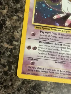 Mew Black Star Promo Holo Rare Pokemon WOTC 09/53 Heavy Played - Image 5