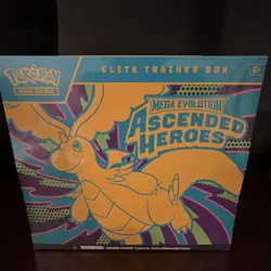 Pokemon Mega Evolution Ascended Heroes Elite Trainer Box Sleeves Dragonite Zekr… - Image 1