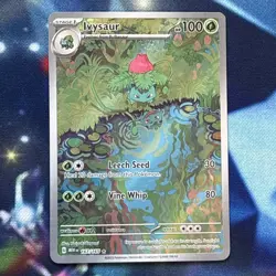 Pokemon TCG - Ivysaur 167/165 - Scarlet & Violet 151 - Illustration Rare - NM+ - Image 1