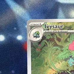 Pokemon TCG - Ivysaur 167/165 - Scarlet & Violet 151 - Illustration Rare - NM+ - Image 2