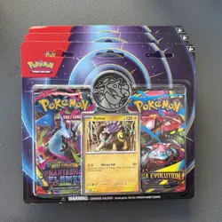 Pokemon TCG Lot Of (3) Phantasmal Flames, Mega Evolution 2 Pack Blister, Raikou - Image 1