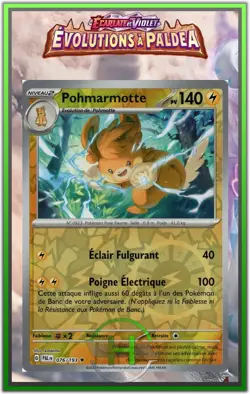 Pohmarmotte Reverse - EV2:Evolutions a Paldea - 076/193 - Carte Pokemon FR Neuve - Image 1