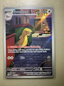 Pokemon Gumshoos 153/132 Me01: Mega Evolution Illustration Rare Holo 100HP Abil… - Image 1