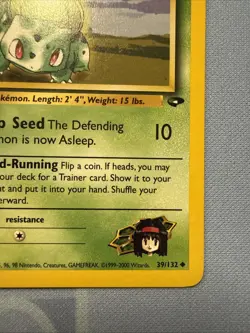 Pokemon TCG Erika's Bulbasaur 39/132 Gym Challenge-Unlimited Edition - Image 4