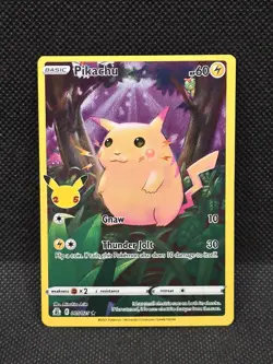 Pikachu 005/025 Celebrations Holo 2021 Pokemon Full Art - Image 1