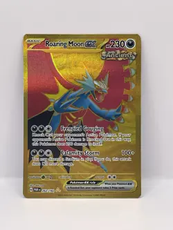 Pokemon TCG Roaring Moon EX 262/182 Sv04: Paradox Rift Ultra Rare Full Art - Image 1