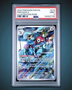 2023 Pokemon Porygon-Z Illustration Rare 214/182 PSA 9 EN - Image 1