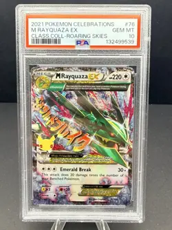 Pokemon Celebrations M Rayquaza EX 76 PSA 10 - Image 1