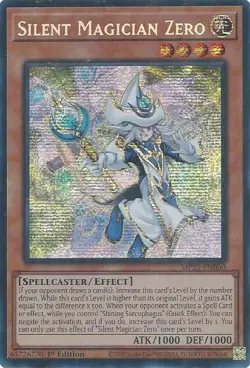 Yugioh! Silent Magician Zero - MP25-EN060 - Prismatic Secret Rare - 1st Edition - Image 1