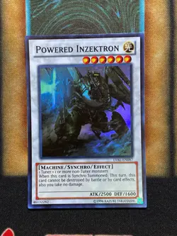 Yugioh Powered Inzektron LVAL-EN087 Super Rare LP - Image 1