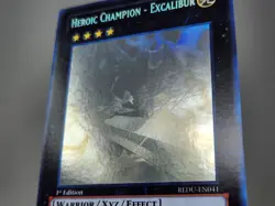 YuGiOh Heroic Champion - Excalibur REDU-EN041 1st Edition Ghost Rare NM - Image 2
