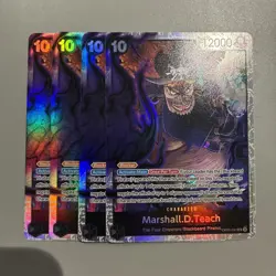 One Piece TCG Emperors in the New World: Marshall.D.Teach OP09-093 - SR Playset - Image 1