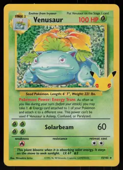 Venusaur 15/102 Classic Collection Celebrations: Classic Collection Pokemon - Image 1