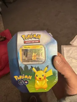 Pokemon TCG: Sword & Shield Pokemon GO Tin Pikachu - New - Sealed - Image 1