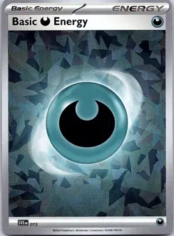 Pokemon SVE: Scarlet & Violet Energies Basic Darkness Energy (Cracked Ice Holo) - Image 1