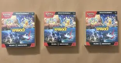 Pokemon Surging Sparks Booster Bundle Lot x3 18 Packs Factory Sealed - Image 1