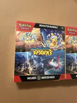 Pokemon Surging Sparks Booster Bundle Lot x3 18 Packs Factory Sealed - Image 5