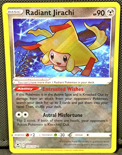 Radiant Jirachi 120/195 Holo - Sword & Shield - Silver Tempest -NM- Pokemon TCG - Image 1