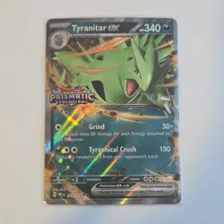 Pokemon Tyranitar ex Prismatic Evolutions Promo Holo 064/131 340 HP 2025 - Image 1