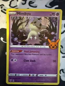Pokemon 2022 Trick Or Trade Mimikyu Holo Rare 081/189 - Image 1
