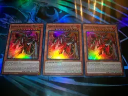 3x Crimson Blader/Assault Mode 1st Edition Super Rare BPRO-EN008 Yu-Gi-Oh! - Image 1