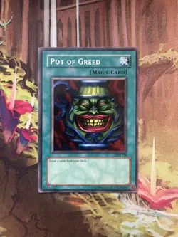 Pot of Greed - LOB-119 - Rare - VLP - YuGiOh! - Image 1