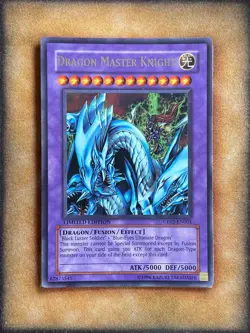 Yugioh Dragon Master Knight UE02-EN001 Ultra Rare Limited Edition LP - Image 1