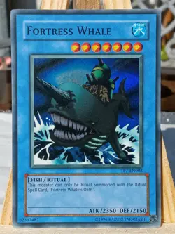 Yugioh-Fortress Whale TP7-EN003 Tournament Pack 7 Ritual Super Rare Foil MINT - Image 1