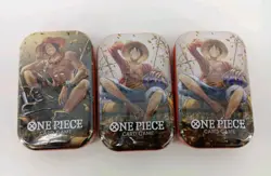 3x ONE PIECE CARD GAME TIN PACK SET VOL. 2 OP13 TCG Sealed New - Image 1
