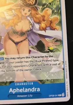 Aphelandra OP08-041 Common Two Legends One Piece Card Game - Image 5
