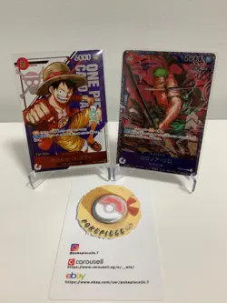 Luffy Zoro ST21-014 015 SR Flagship Battle Promo Set Sealed | One Piece TCG - Image 1