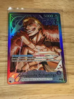 Donquixote Doflamingo - Alternate Alt Art Leader One Piece OP14-060 Fresh Pull - Image 1