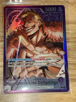 Donquixote Doflamingo - Alternate Alt Art Leader One Piece OP14-060 Fresh Pull - Image 2