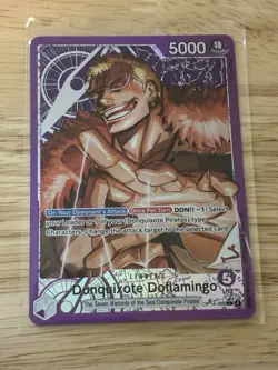 Donquixote Doflamingo - Alternate Alt Art Leader One Piece OP14-060 Fresh Pull - Image 3
