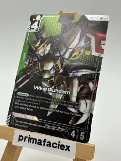 Gundam Card - Wing Gundam - ST02-001-001 LR+ - Image 3