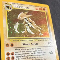 Kabutops 9/62 Fossil Holo Rare 1999 Wizards Pokemon TCG Card English - Image 4