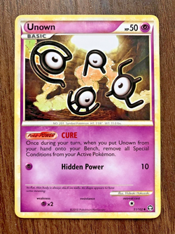 Unown 51/102 - 2010 Pokemon Triumphant Uncommon Card - CLEAN NM - Image 1