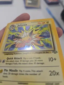 Pokemon Jolteon TCG Holo Rare Card Jungle Series 4/64 Unlimited - Image 2