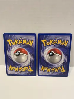 Pokemon Cards Base Set 2 Bundle Lot Poliwhirl Jynx Pokemon Cards - Image 2