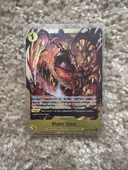 Blaze Slice R OP07-116 PROMO Premium Best Selection Vol. 5 ONE PIECE Card NM - Image 1