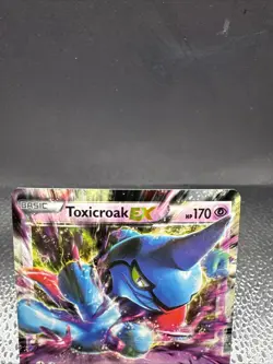 Pokemon TCG Toxicroak EX MP XY Flashfire Holo Rare Card 41/106 - Image 3