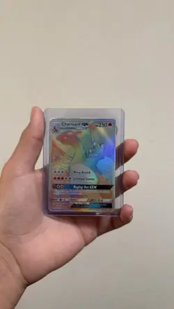 Pokemon Charizard GX 150/147 Rainbow Rare Holo SM-Burning Shadows GX Card - Image 1